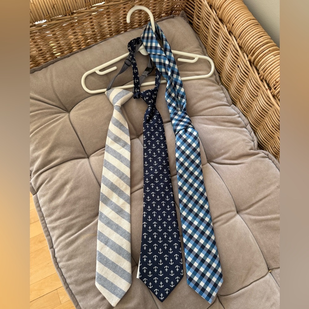 Lot of 3 Little Boy Neck Ties